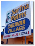 Sarina Palms Caravan Village - Sarina: Sarina Palms Caravan Village welcome sign