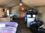 Scamander Sanctuary Holiday Park - Scamander: Safari cabin interior