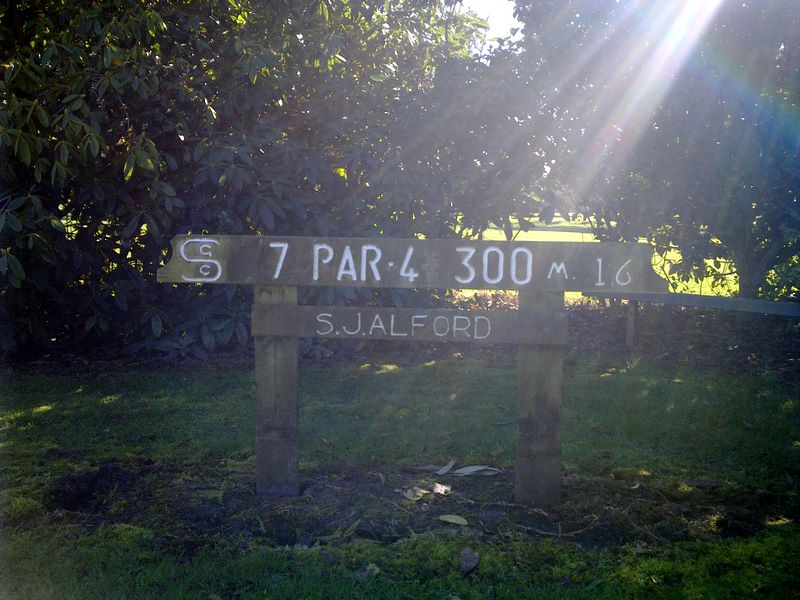 Seabrook Golf Club Inc. - Wynyard: Hole 7 Par 4, 300 metres