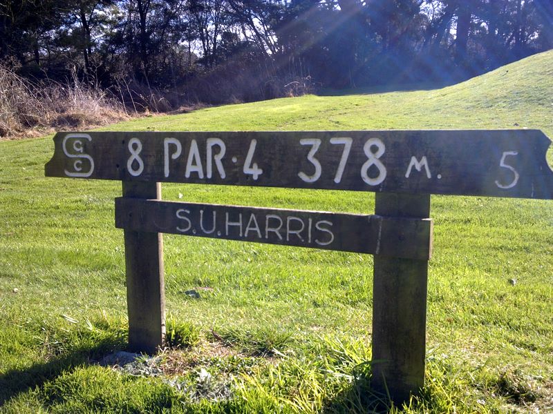 Seabrook Golf Club Inc. - Wynyard: Hole 8 Par 4, 378 metres.