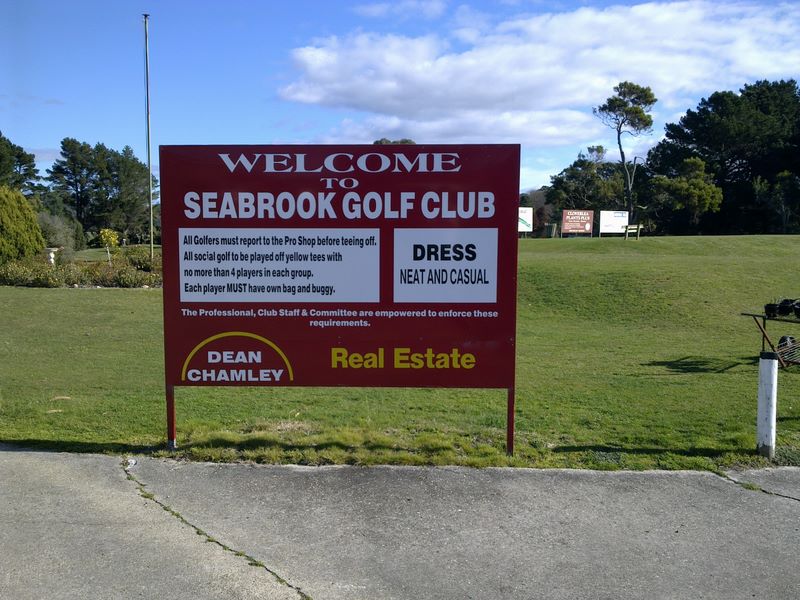 Seabrook Golf Club Inc. - Wynyard: Seabrook Golf Club welcome sign