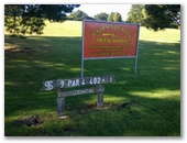 Seabrook Golf Club Inc. - Wynyard: Hole 9 Par 4, 402 metres.  Sponsored by Jensen's Quality Metal Works.