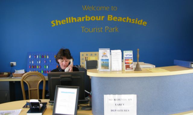 Shellharbour Beachside Tourist Park - Shellharbour: Reception and office