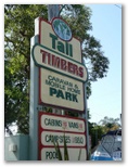 Tall Timbers Caravan Park - Shoalhaven Heads: Tall Timbers Caravan Park welcome sign