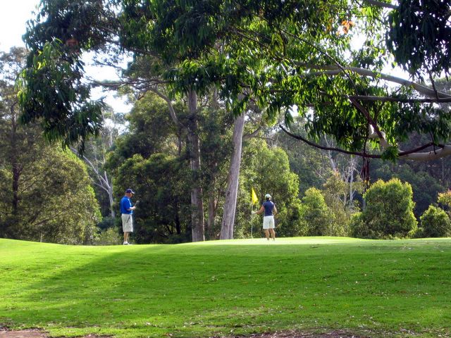 Shortland Waters Golf Course - Shortland: Green on Hole 2