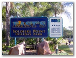 BIG4 Soldiers Holiday Park - Soldiers Point: East's Soldiers Point Holiday Park welcome sign