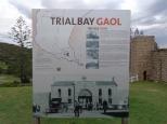 Arakoon State Conservation Area - South West Rocks: Sign to the gaol