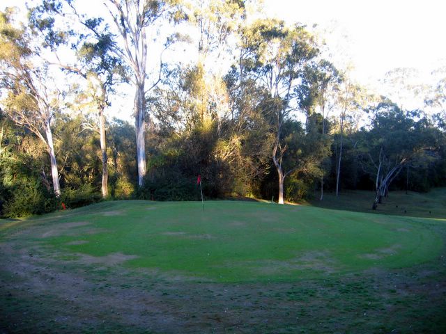 St Lucia Golf Links - St Lucia Brisbane: Green on Hole 2