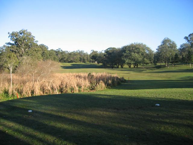 St Lucia Golf Links - St Lucia Brisbane: Fairway view on Hole 4 on a lovely winter's morning