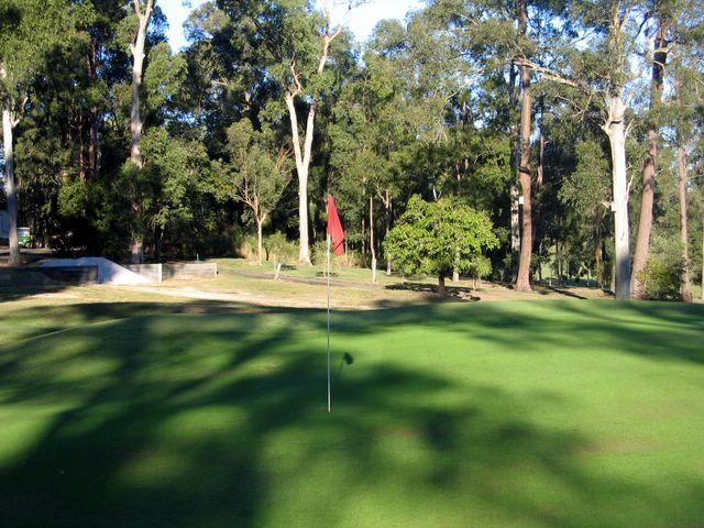 St Lucia Golf Links - St Lucia Brisbane: Green on Hole 5
