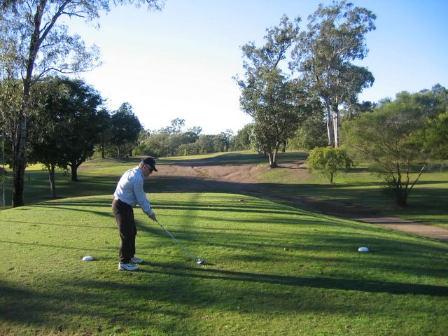 St Lucia Golf Links - St Lucia Brisbane: Fairway view on Hole 6. The green is around the corner