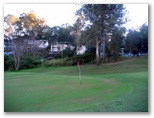 St Lucia Golf Links - St Lucia Brisbane: Green on Hole 1