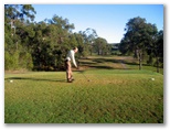 St Lucia Golf Links - St Lucia Brisbane: Fairway view on Hole 5 - the green is around the corner