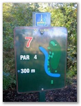 St Lucia Golf Links - St Lucia Brisbane: Layout on Hole 7 - Par 4, 300 meters