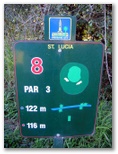 St Lucia Golf Links - St Lucia Brisbane: Layout Hole 8 - Par 3, 122 meters