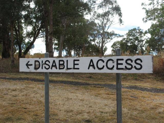 Swan Brook Rest Area - Stannifer: Disabled access to the amenities
