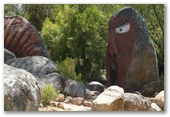 Stanthorpe Top of Town Accommodation Village - Stanthorpe: Rock art