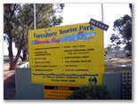 Streaky Bay Foreshore Tourist Park - Streaky Bay: Streaky Bay Tourist Park welcome sign