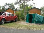 BIG4 Forest Glen Holiday Resort - Forest Glen: Ensuite sites where we put our tent before the cyclone waggled its tail in 2009