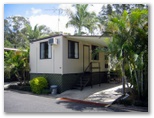 Sunset Caravan Park - Woolgoolga: Air conditioned cabins