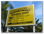 Sussex Palms Holiday Park - Sussex Inlet: Sussex Palms Holiday Park welcome sign