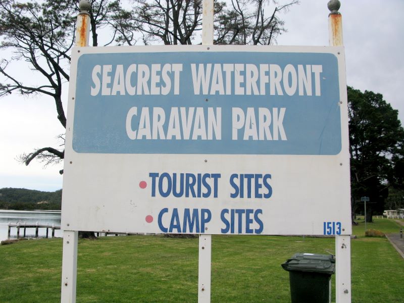 Seacrest Caravan Park - Sussex Inlet: Welcome sign