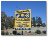 Eaglehawk Holiday Park - Sutton: Eaglehawk Holiday Park welcome sign
