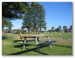 BIG4 Sydney Lakeside Holiday Park - Narrabeen: Picnic area with view of powered sites