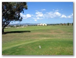 Longyard Golf Course - Tamworth: Fairway view Hole 1 - Par 4 - 393 meters