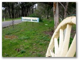 Golden Triangle Caravan Park - Tarnagulla: Golden Triangle Caravan Park welcome sign