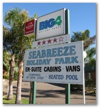 Seabreeze Holiday Park - Tathra Beach: BIG4 Seabreeze Holiday Park welcome sign