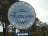 Temora Airfield Tourist Park - Temora: The sign to the museum