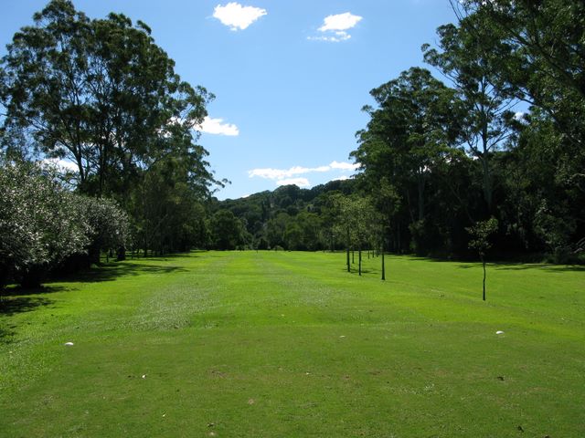 Teven Golf Course - Teven: Fairway view on Hole 2.