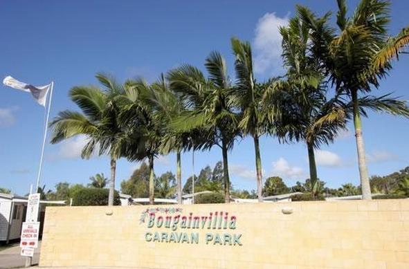 BIG4 Noosa Bougainvillia Holiday Park - Tewantin: Bougainvillia Caravan Park welcome sign 