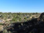 The Granites Caravan Park - Tibooburra: Powered and unpowered sites from the granite lookout behind the park.