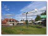 Tocumwal NSW - Tocumwal: Tocumwal NSW: Tocumwal has a long association with aircraft as demonstrated in this icon