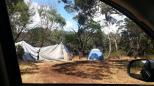 Fitzroy River - Toolong: Area for tents and camping. These are unpowered sites. 