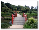 Japanese Garden - Toowoomba: Viewing mountain bridge