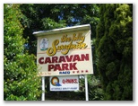 Jolly Swagman Caravan Park - Toowoomba: The Jolly Swagman Caravan Park welcome sign