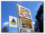 Motor Village Caravan Park - Toowoomba: Toowoomba Motor Village welcome sign