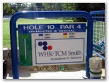 Townsville Golf Course - Townsville: Layout of Hole 10: Par 4, 318 metres