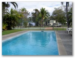Rowes Bay Caravan Park - Townsville: Swimming pool and tennis court