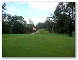 Trafalgar Golf Course - Trafalgar: Green on Hole 11 looking back along fairway