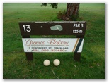 Trafalgar Golf Course - Trafalgar: Hole 13 Par 3, 155 metres. Sponsored by Gracies Bakery, Trafalgar.
