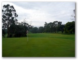 Trafalgar Golf Course - Trafalgar: Green on Hole 16 looking back along fairway