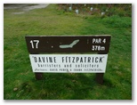Trafalgar Golf Course - Trafalgar: Hole 17 Par 4, 378 metres.  Sponsored by Davine Fitzpatrick barristers and solicitors.
