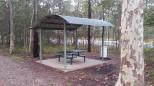 Glenugie Rest Area - Glenugie: Sheltered picnic table