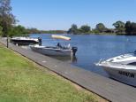 Great Lakes Holiday Park - Tuncurry: tie up you boat in front of the park