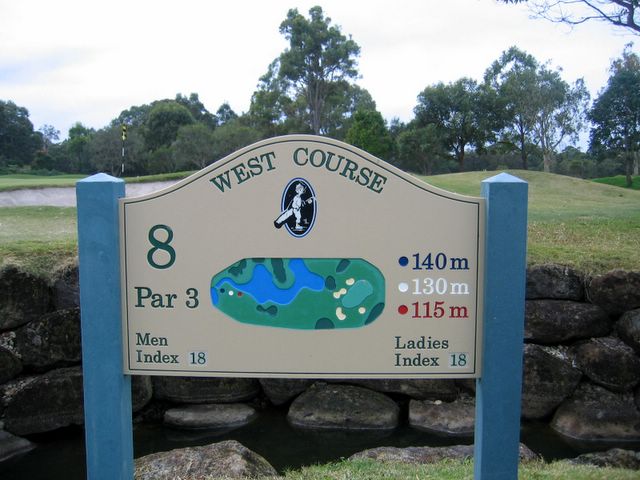 Coolangatta Tweed Heads Golf Course - Tweed Heads: Coolangatta Tweed Heads Golf Club West Course Hole 8: Par 3, 140 metres
