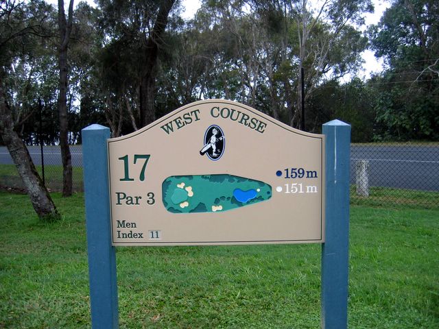 Coolangatta Tweed Heads Golf Course - Tweed Heads: Coolangatta Tweed Heads Golf Club West Course Hole 17: Par 3, 159 metres